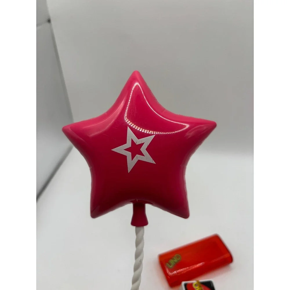 American‎ Girl Doll Pink Star Balloon Mini UNO Card Game Set Accessory